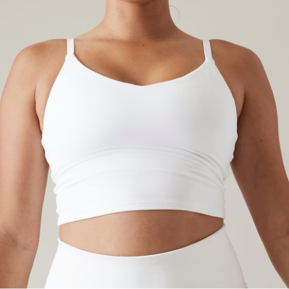 Athleta Elation longline v-neck bra